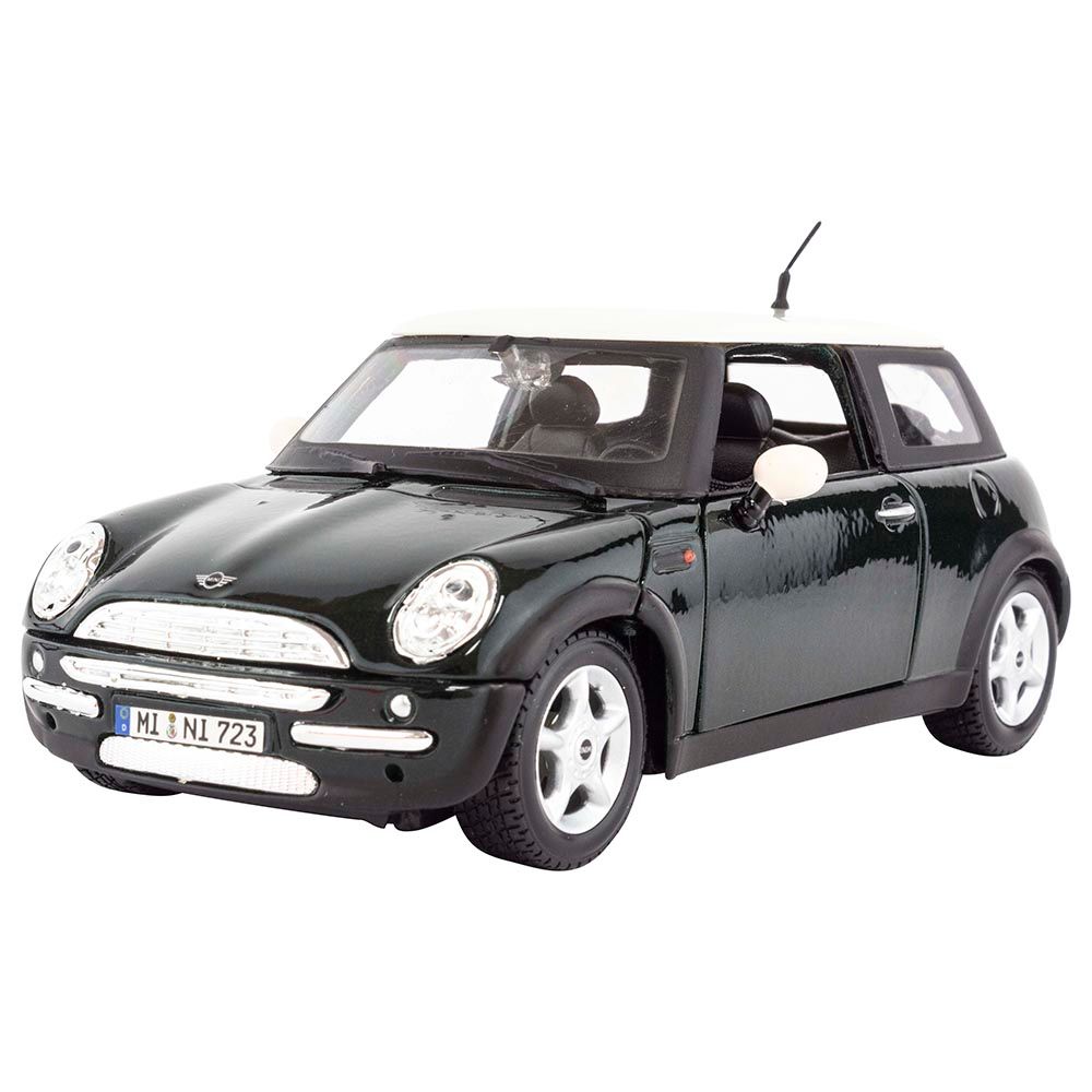 Maisto - 1:24 Scale-Mini Cooper - Green & White