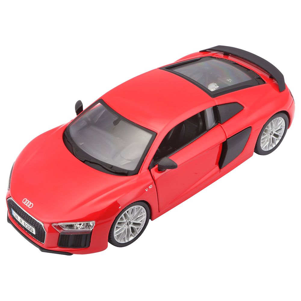 Maisto - 1:24 Scale Audi R8 V10 Plus Car - Red