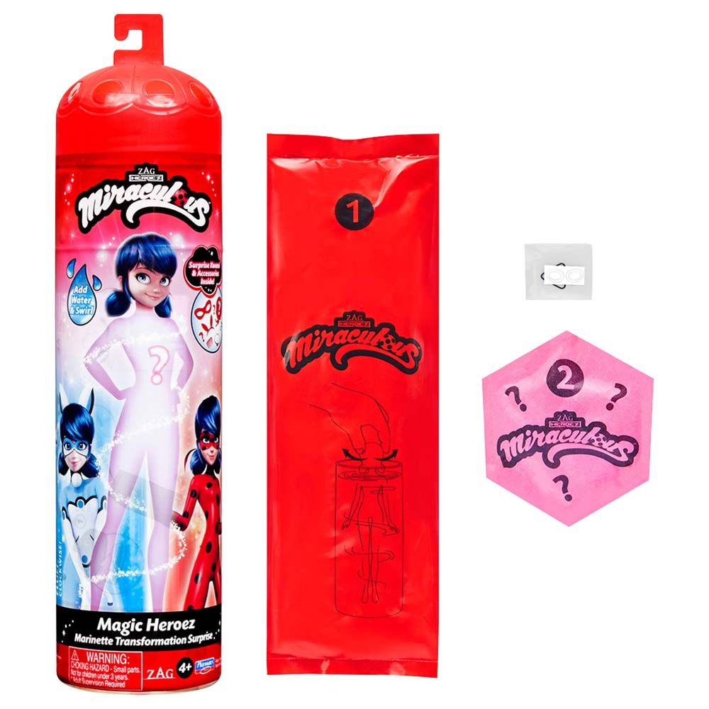 Miraculous - Magic Heroes Marinette Transformation Surprise Doll