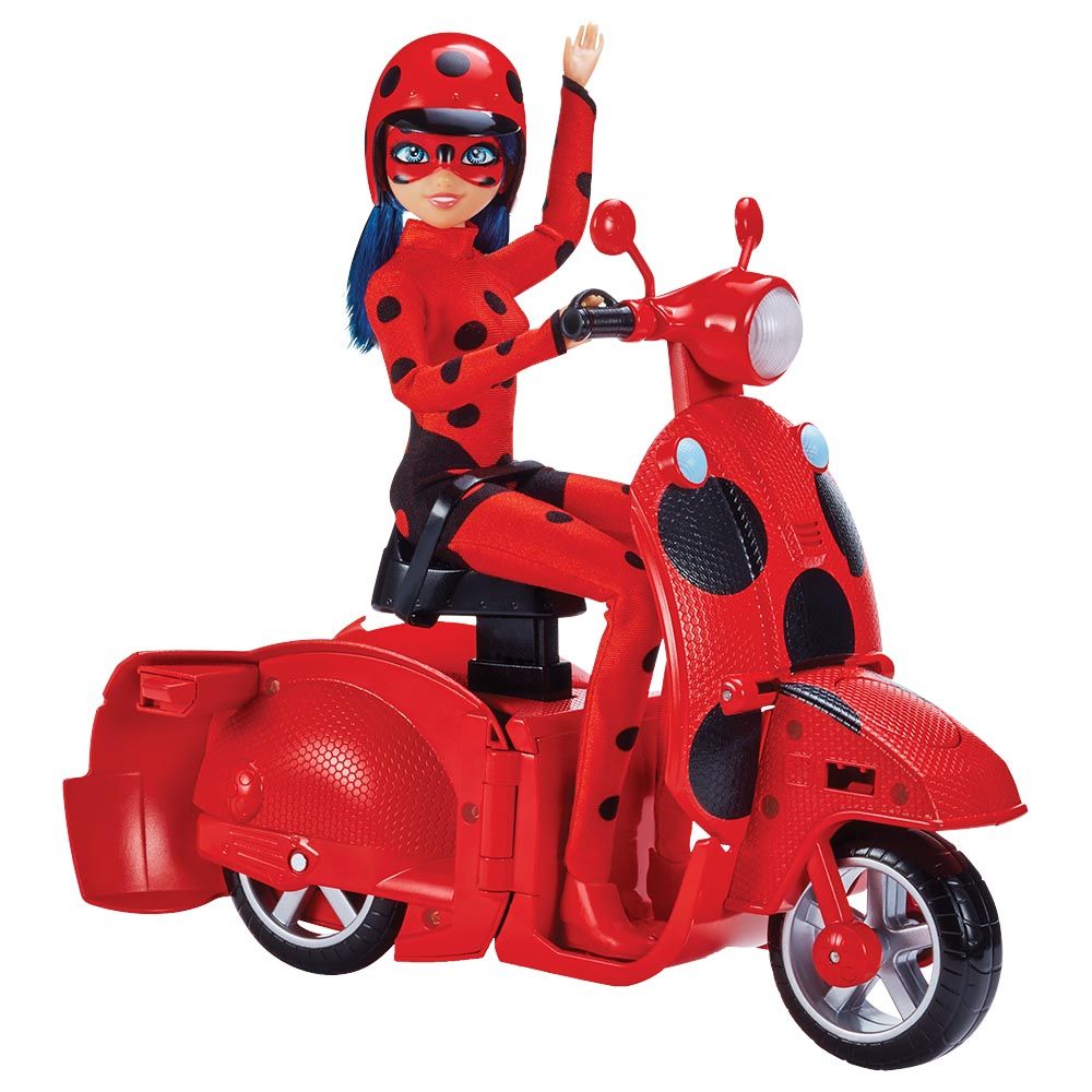 Miraculous - Ladybug Switch N Go Scooter w/ Doll