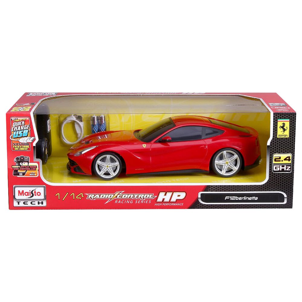 Maisto Tech - R/C 1:14 2.4Ghz Ferrari F12 Berlinetta - Red