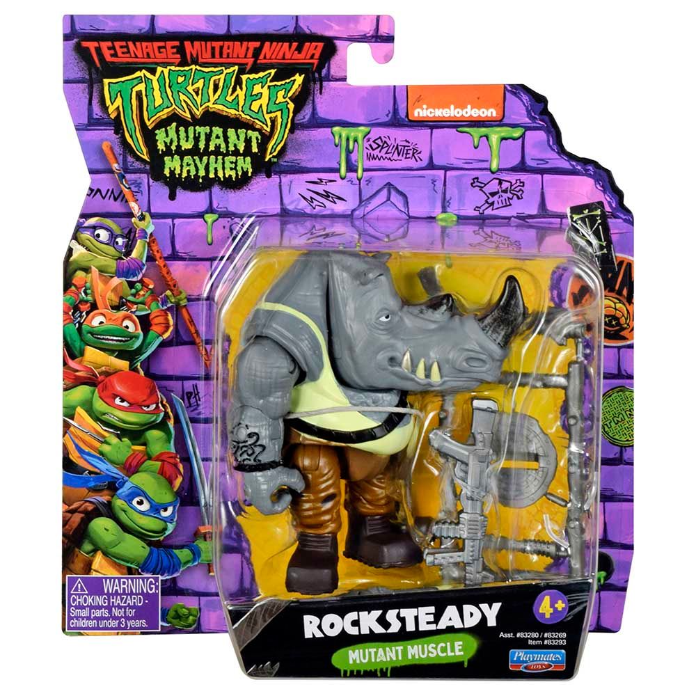 Playmates Toys - TMNT Rocksteady Mutant Muscle Basic Figure