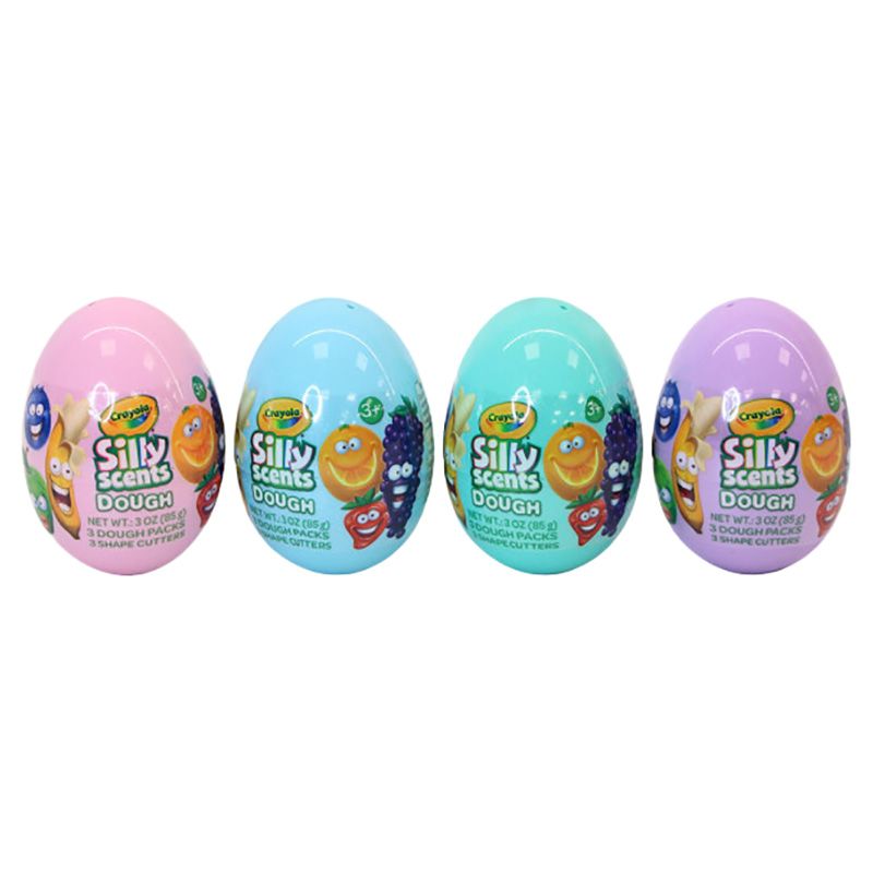 Crayola - Silly Scents Egg Scent Dough - Large - Color May Vary