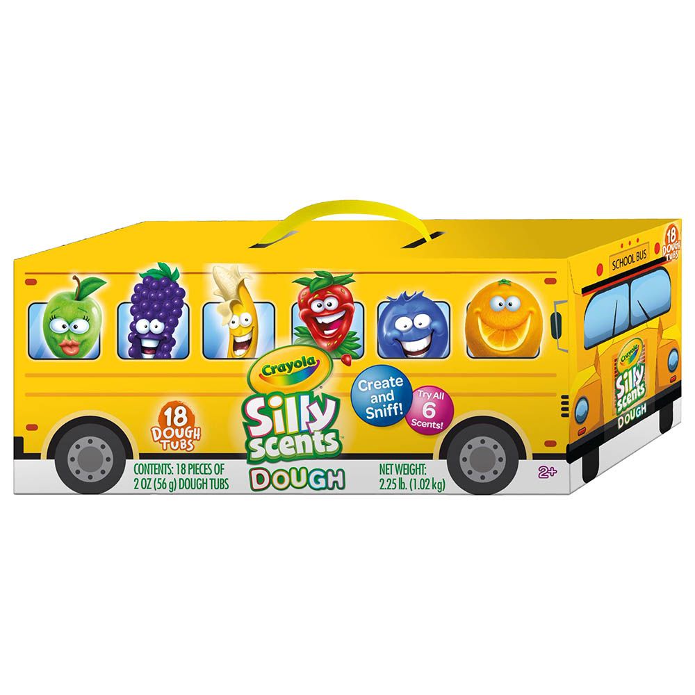 Crayola - Silly Scents School Bus - 18pcs - 2Oz - Color May Vary