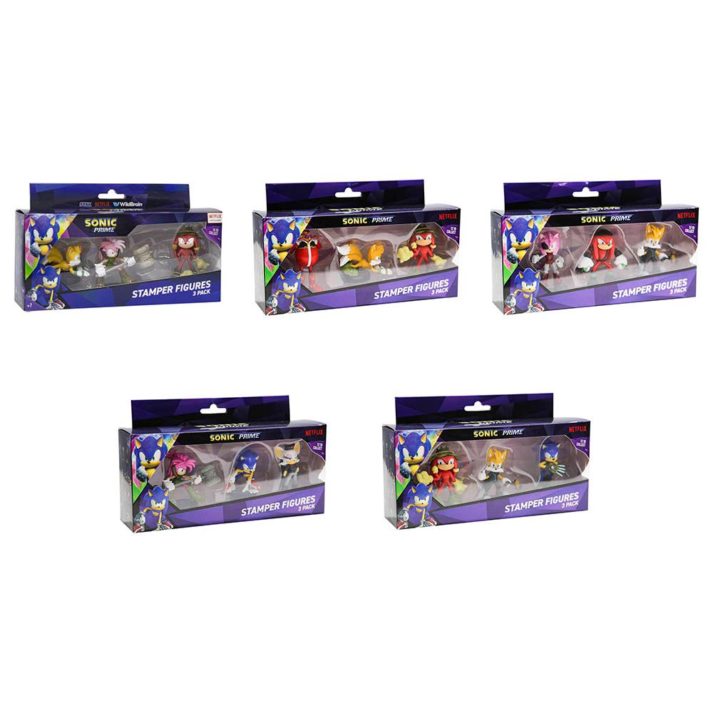 Sonic - Stampers Window Box - 3pcs