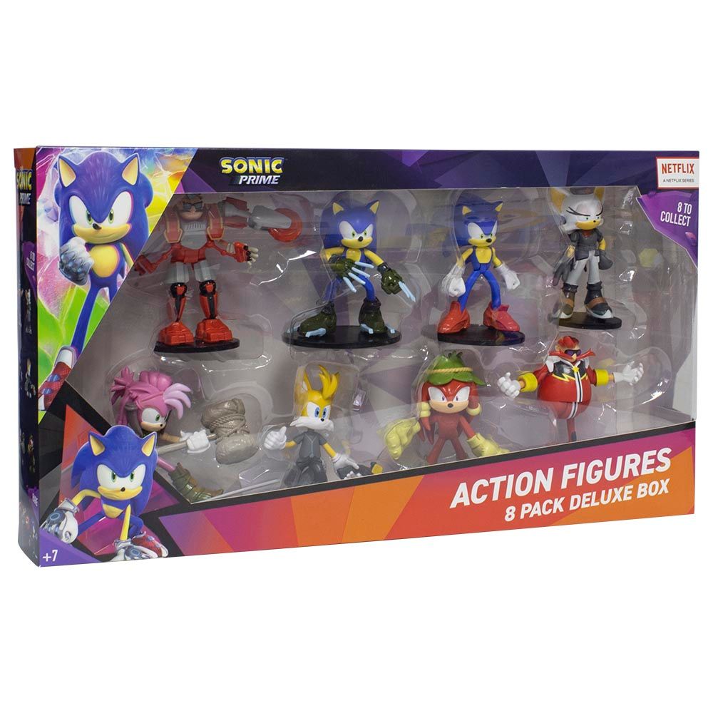 Sonic - Articulated Action Figures Deluxe Box - 8pcs