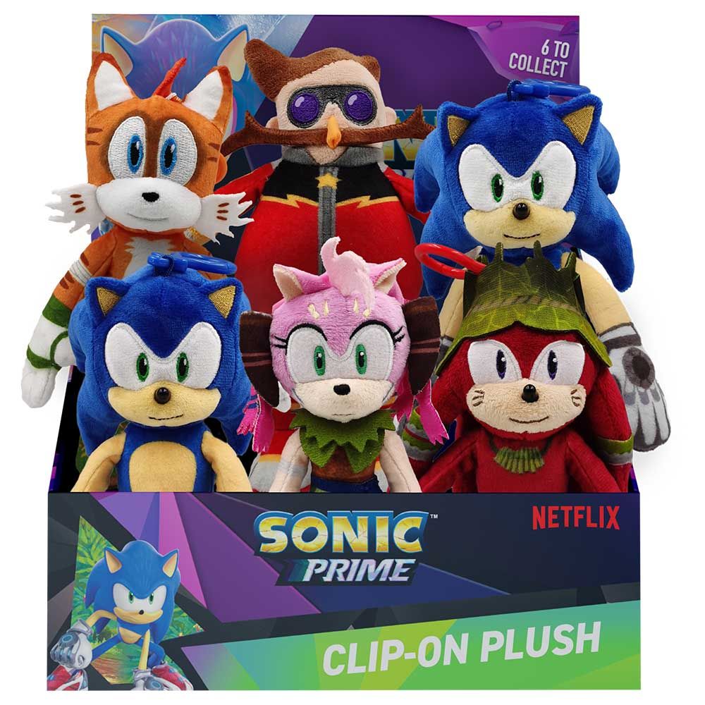 Sonic - Clip On Plush - Style May Vary