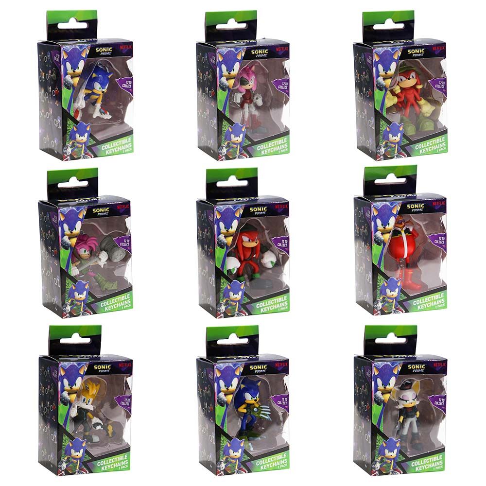 Sonic - Figural Keychains Window Box