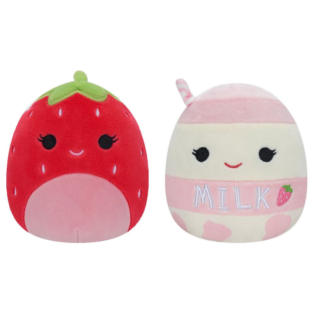 Squishmallows - Strawberry & Amelie Strawberry Milk Flipable Plush Toy - 5-Inch