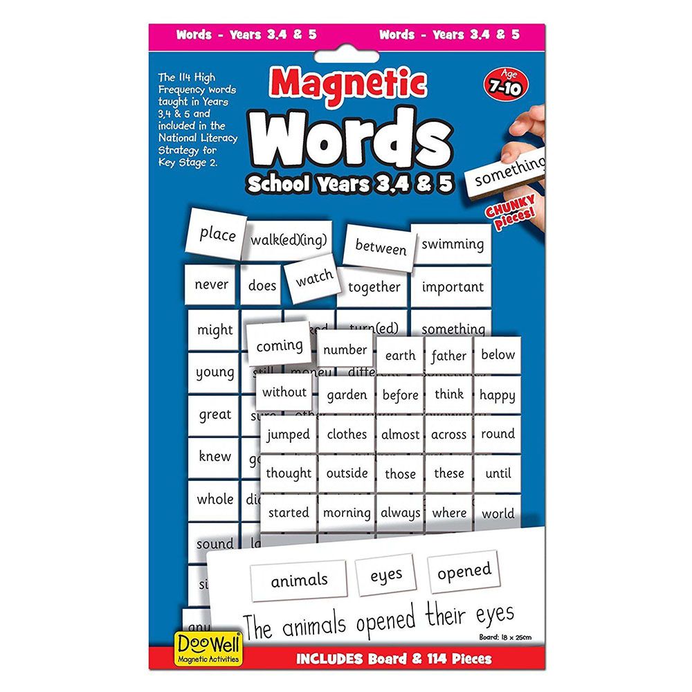 Fiesta Crafts - Magnetic First Words Years 3,4 & 5