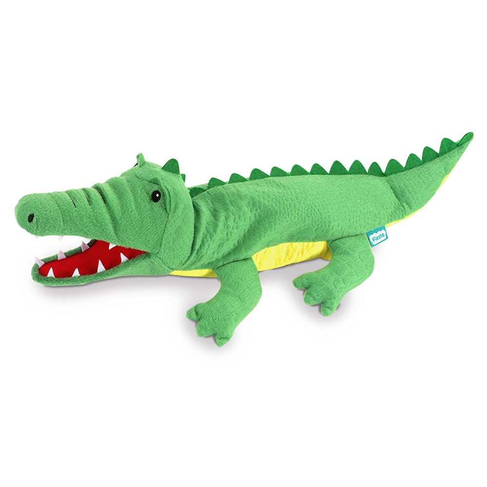 Fiesta Crafts - Hand Puppet Crocodile - Green