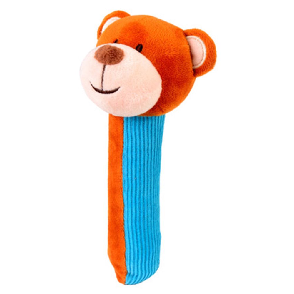 Fiesta Crafts - Squeakaboo Bear - Orange & Blue