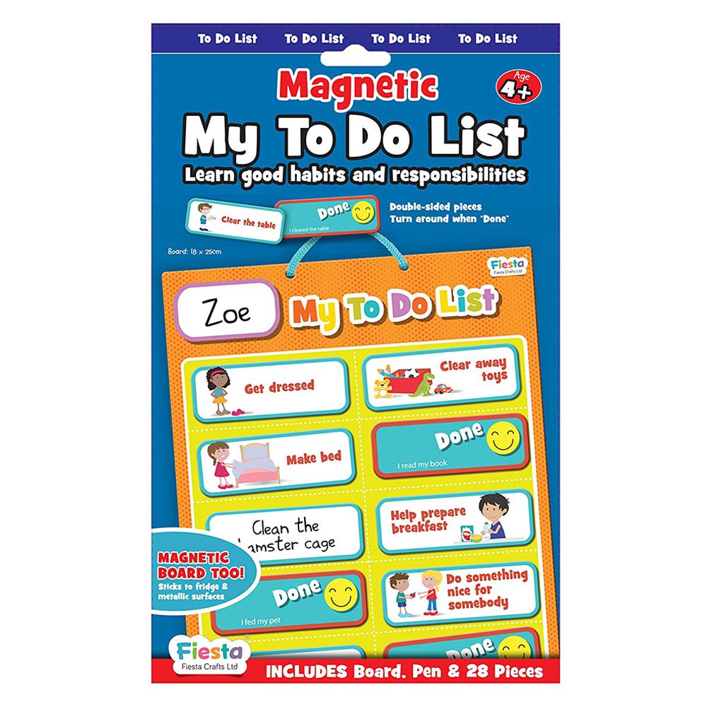 Fiesta Crafts - Magnetic My To Do List 30pcs