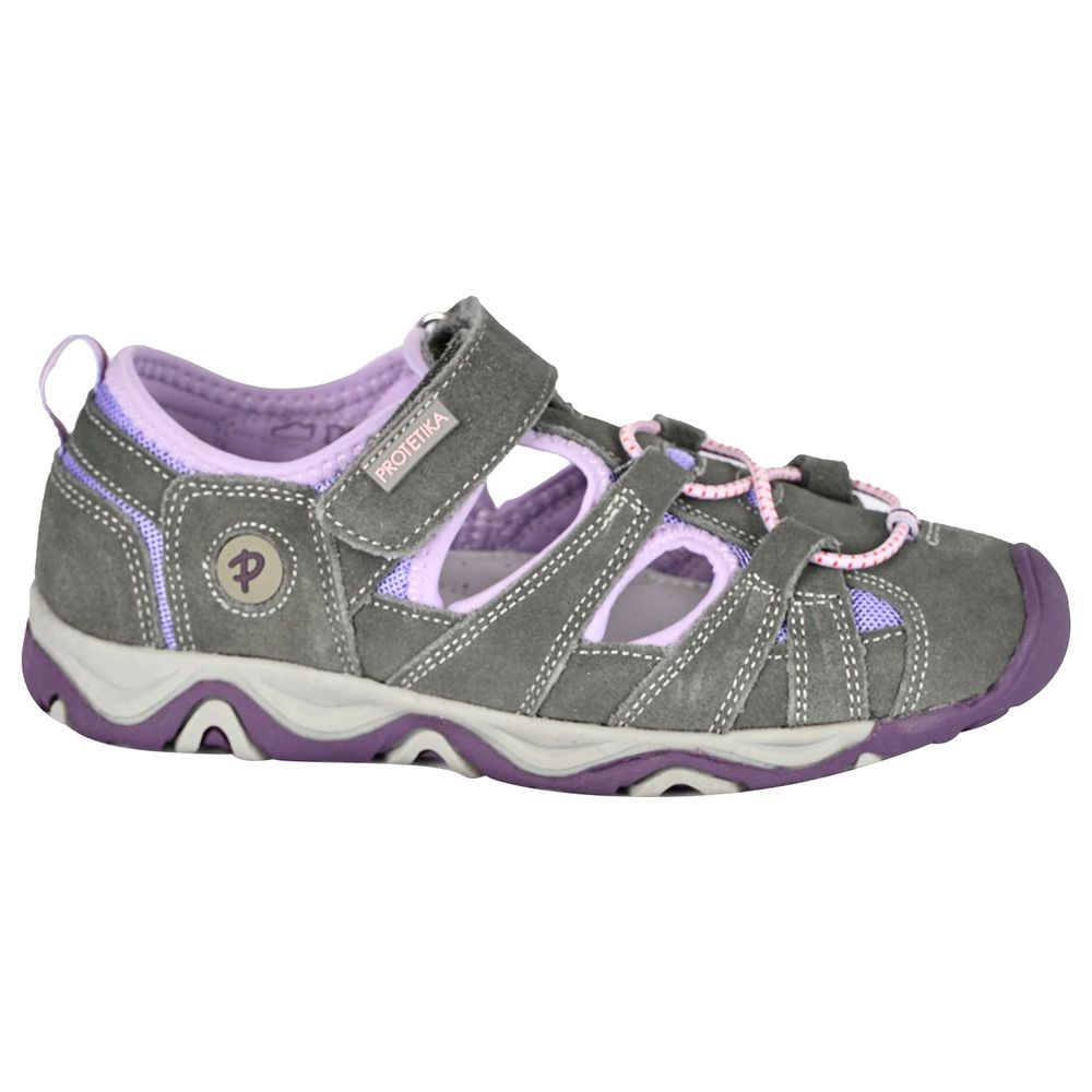 Protetika - Dafy Lila Girls Sandals W/Arch Support - Grey