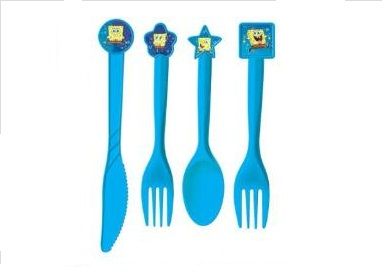 Fork 10 Pcs Set - Sponge Bob Blue