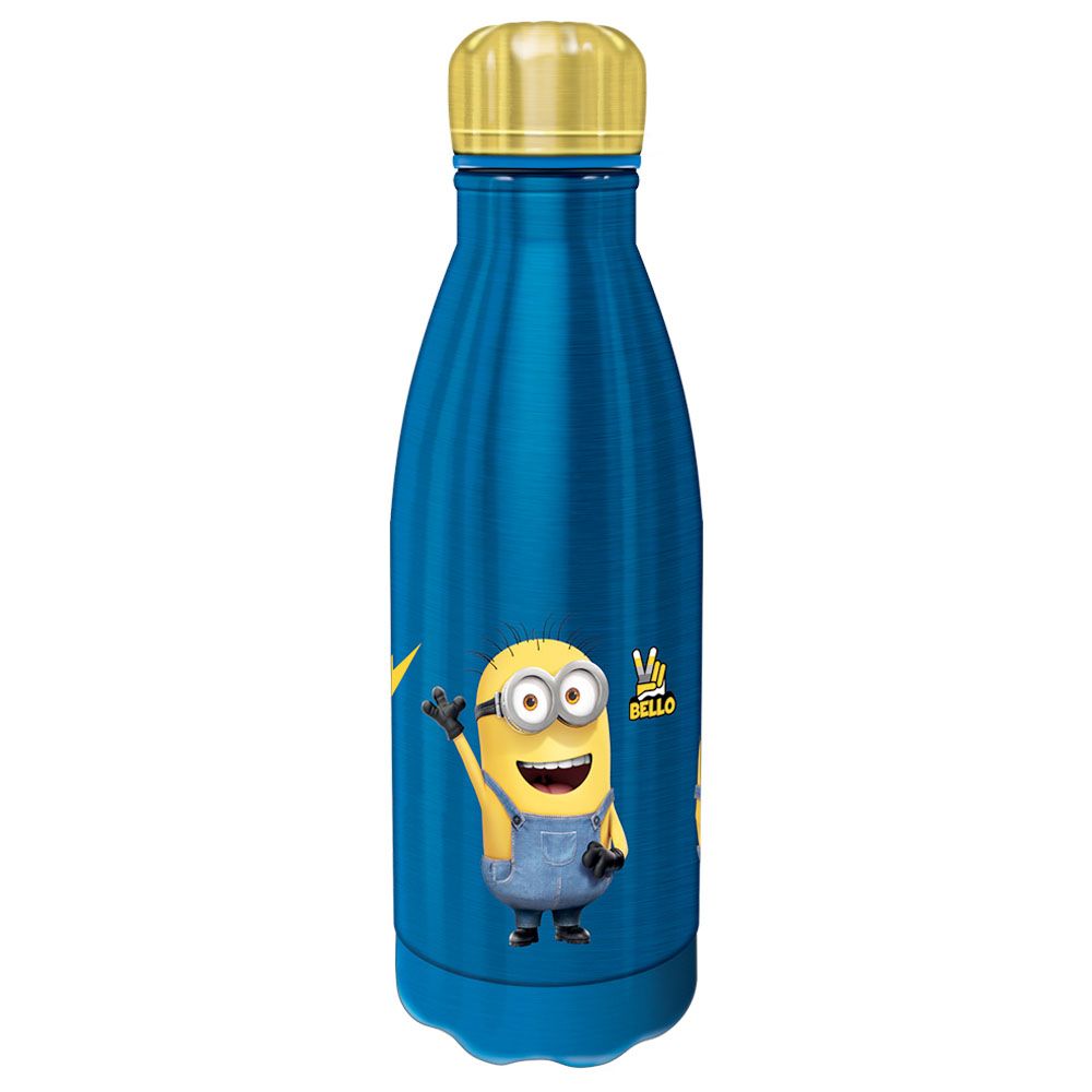 Minion Stainless Water Bottle 600ml - Blue