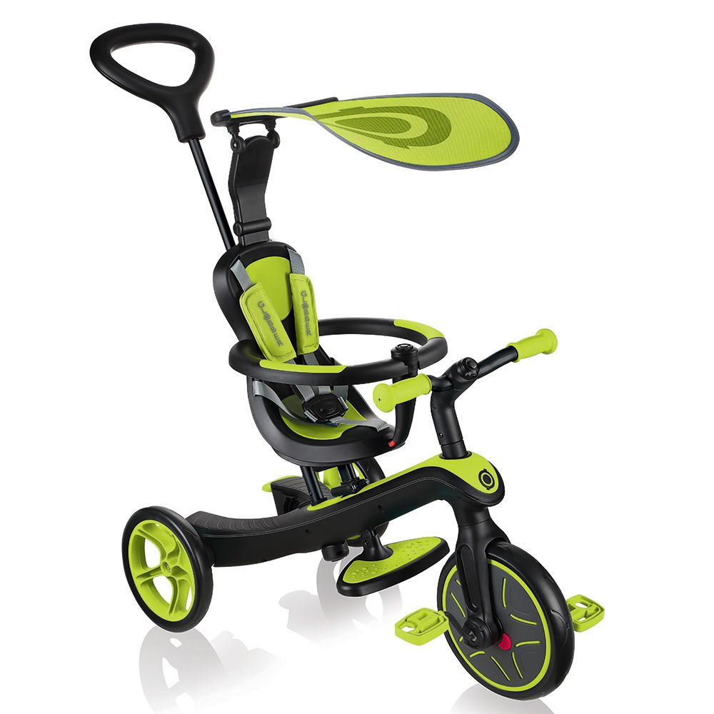 Globber - Trike - Explorer 4-In-1 - Lime Green