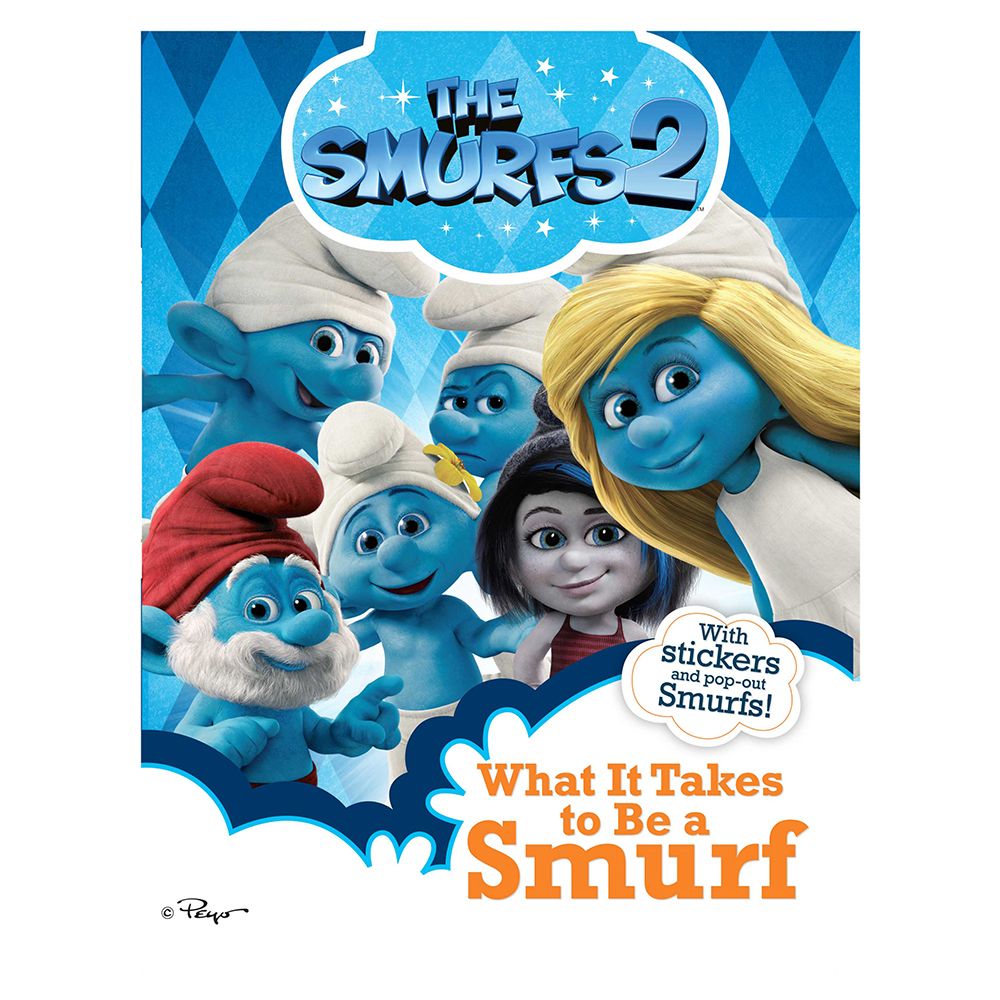 1st Kid - The Smurfs What It Takes to Be Smurf with Stickers