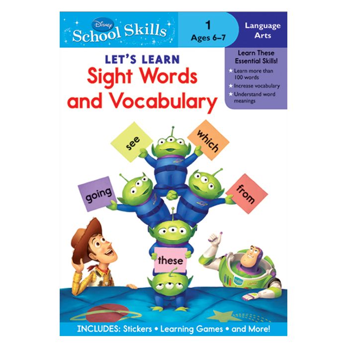 1st Kid - Disney Lets Learn Sight Words & Vocabulary No 2