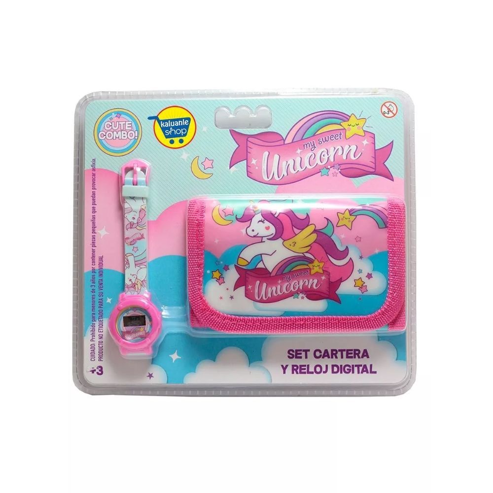 Kid Land - Unicorn Gift Set Watch and Wallet