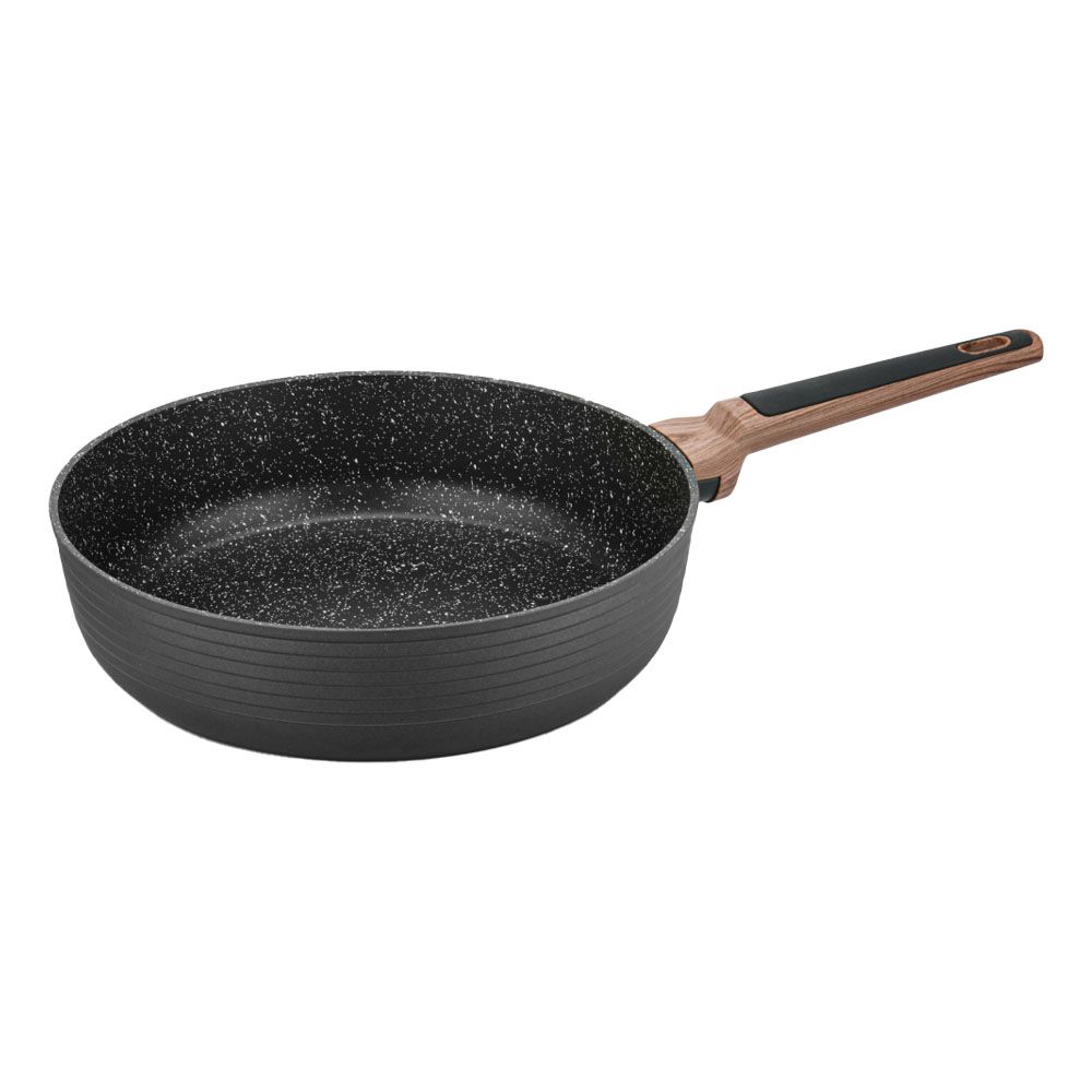 Fissman - Deep Frying Pan Diamond Series Aluminium - Black