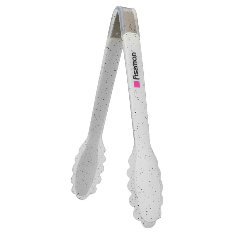 Fissman - Tongs Bianca Series w/ Nylon, Silicone & Stainless Steel - White