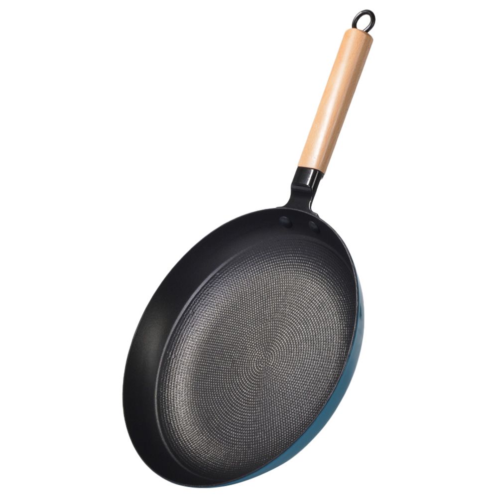 Fissman - Frying Pan w/ Wooden Handle - 28x5.5cm - Seagreen