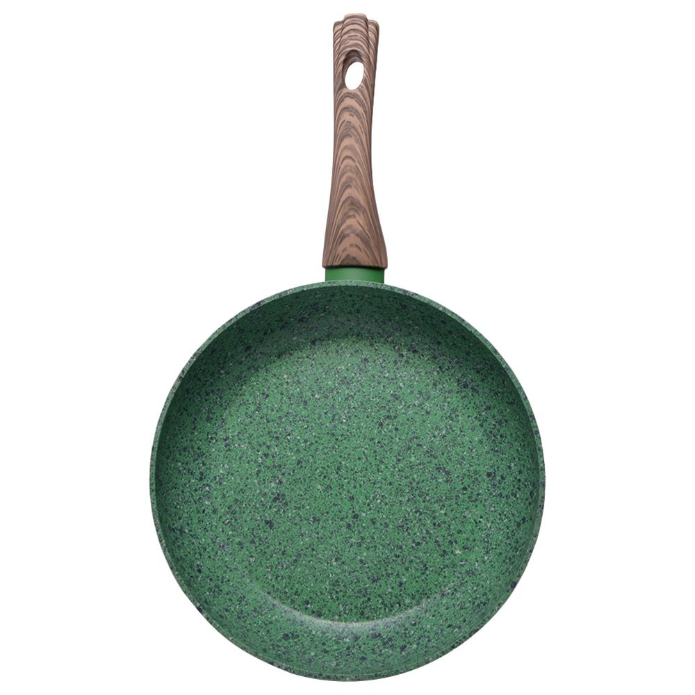 Fissman - Aluminum Frying Pan Malachite Series - Green/Brown