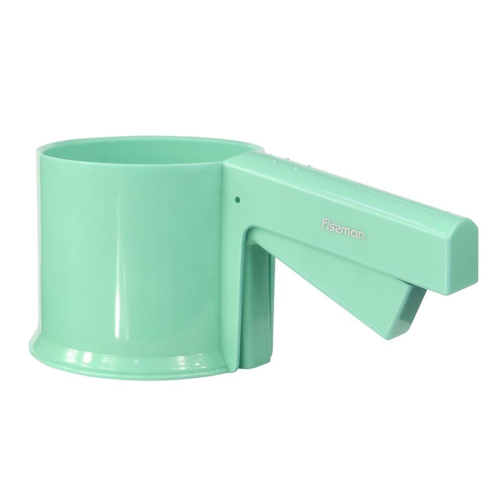 Fissman - Plastic Mug Sifter & Flour Strainer - 21Cm - Mint Green