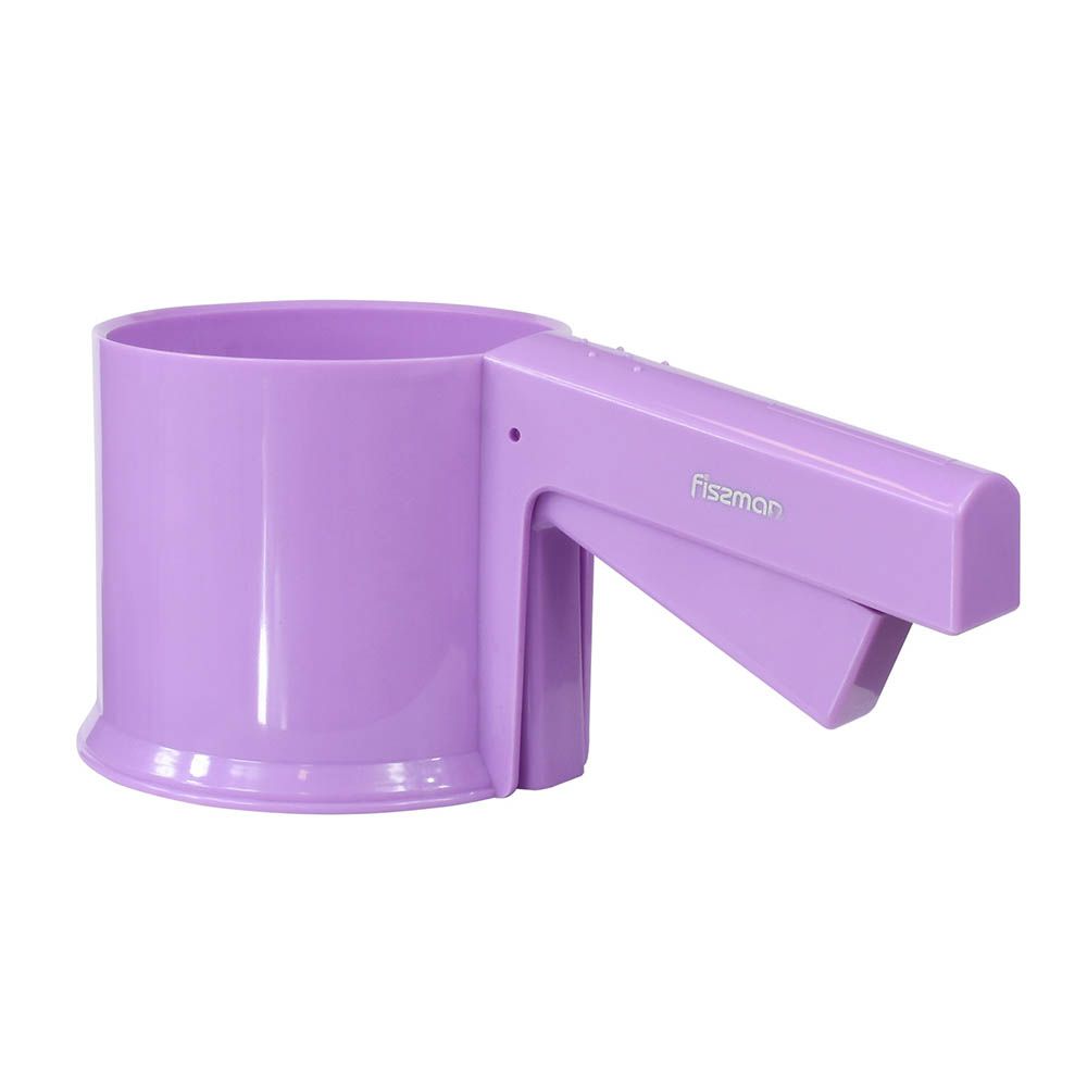 Fissman - Plastic Mug Sifter & Flour Strainer - Purple