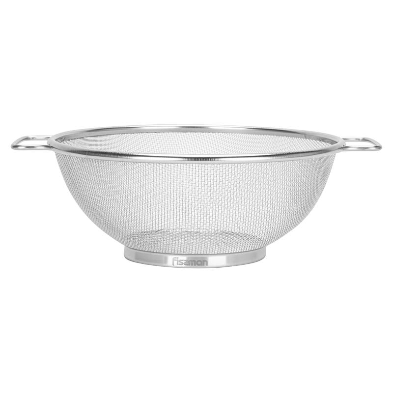 Fissman - Stainless Steel Round Strainer w/ Handle - 27x10x22cm - Silver