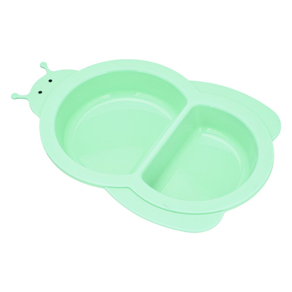 Fissman - Kids Silicone Divided Bowl - 340Ml - Mint Green