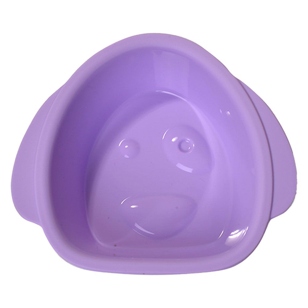 Fissman - Kids Silicone Bowl - 16X14X5Cm - Purple