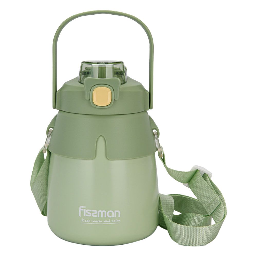 Fissman - Double Wall Vacuum Flask 800Ml Green Stainless Steel