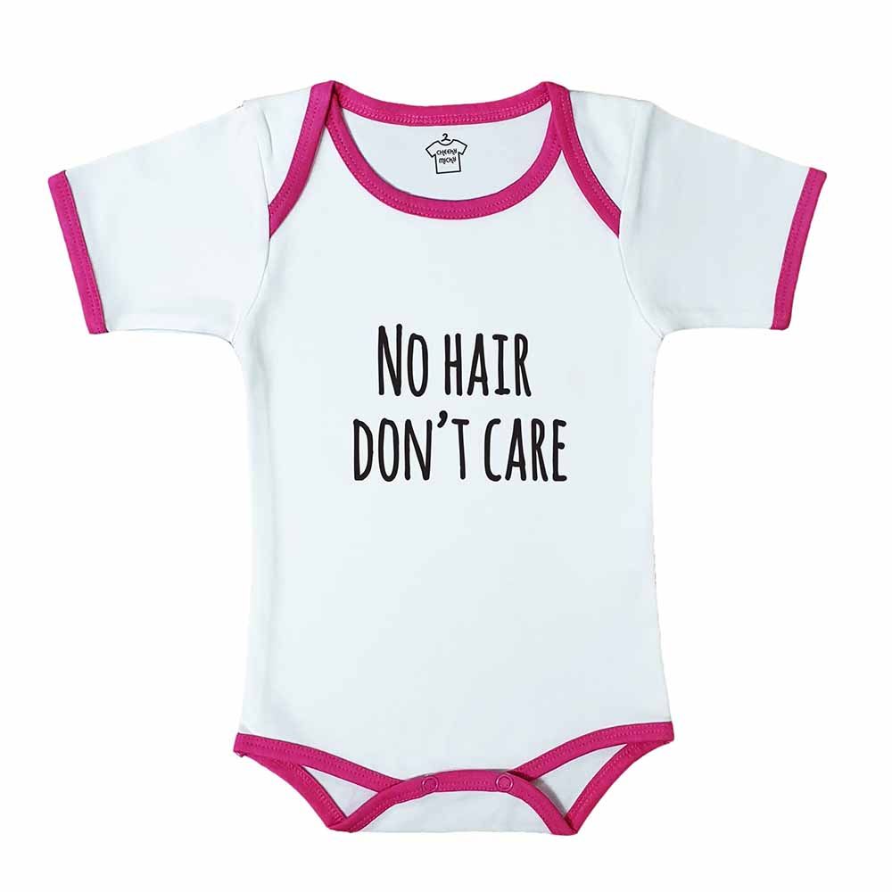 Cheeky Mickey - Girls Body Suit With Message White/Pink