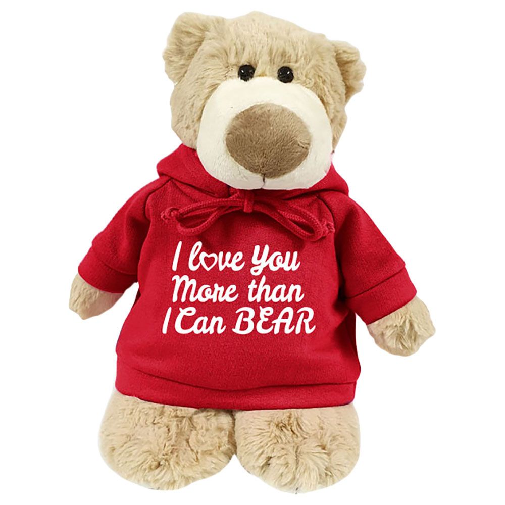 Fay Lawson - Supersoft, Cuddly Mascot Bear W/ Red Hoodie