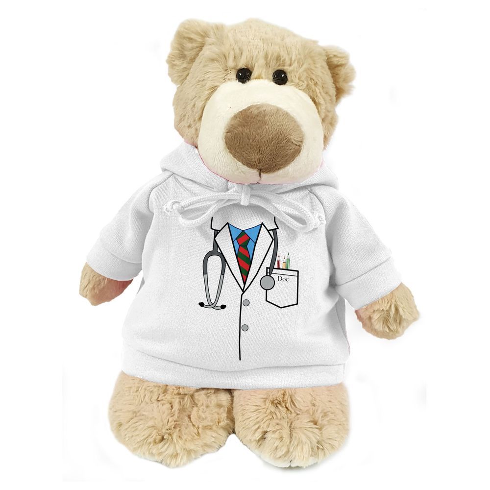 Fay Lawson - Doctor Bear W/ Doctor's Top 28cm - Brown