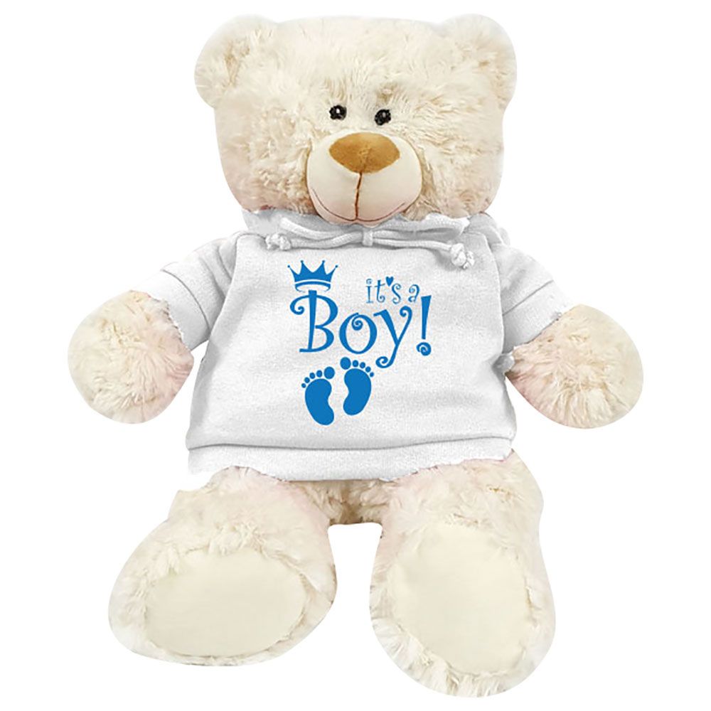 Fay Lawson - Supersoft, Cuddly Cream Bear - It's A Boy!