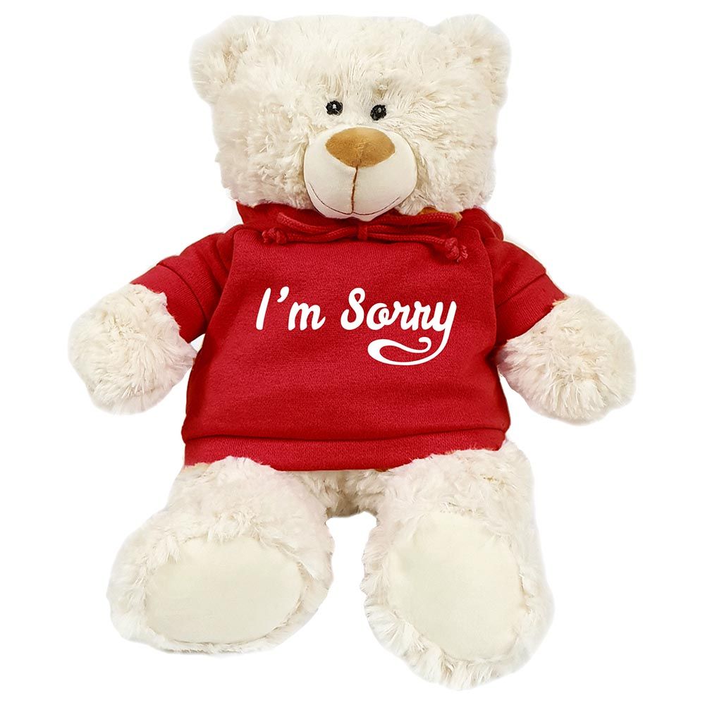 Fay Lawson - Cream Bear W/ Red Hoodie I'm Sorry 38cm