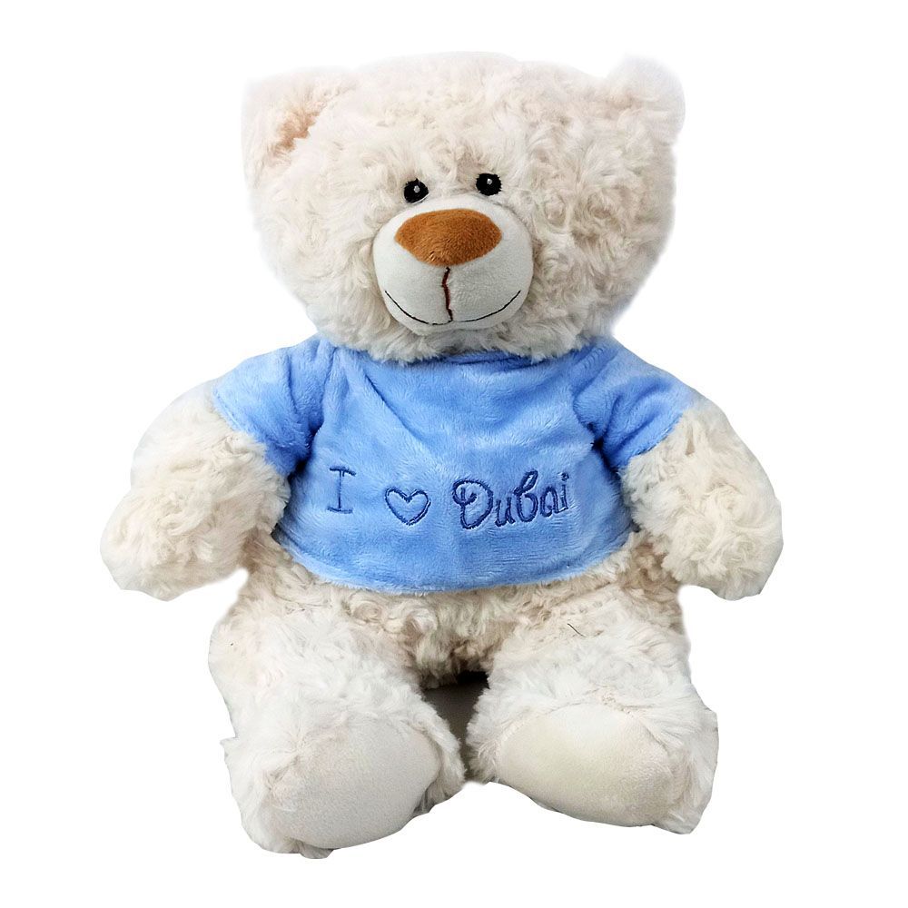 Fay Lawson - Cream Bear I Heart Dubai 38cm - Blue