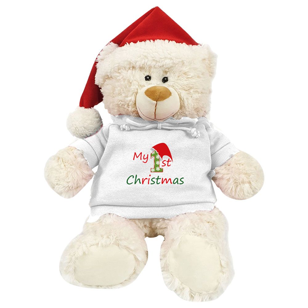 Fay Lawson - Super Soft Fluffy Christmas Teddy Bear Cream