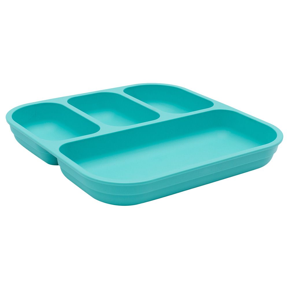 Bobo & Boo - Plant-Based Bento-Style Divided Plates - Green