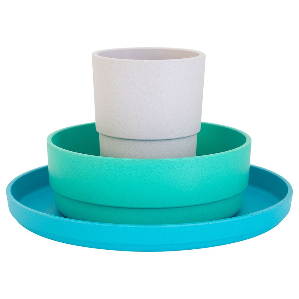 Bobo & Boo - Plant-Based Dinnerware Set - Lagoon