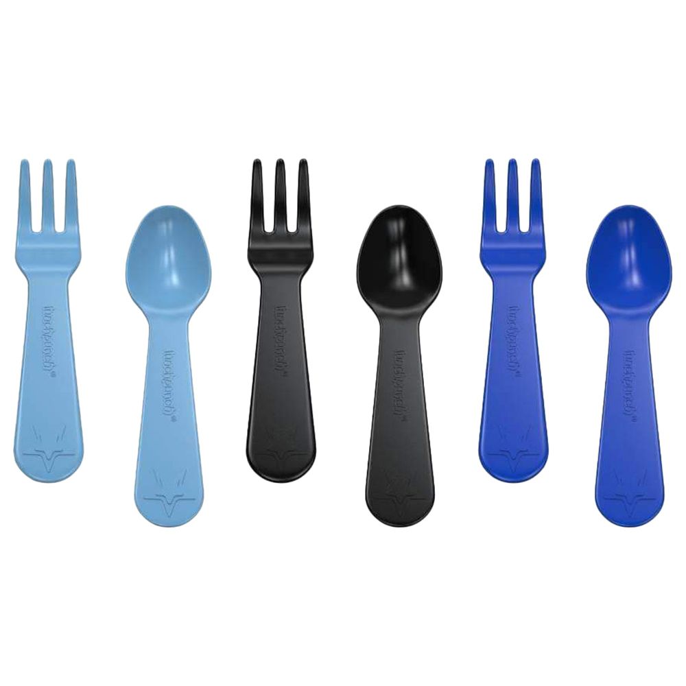 Lunch Punch - Fork & Spoon Set - Blue