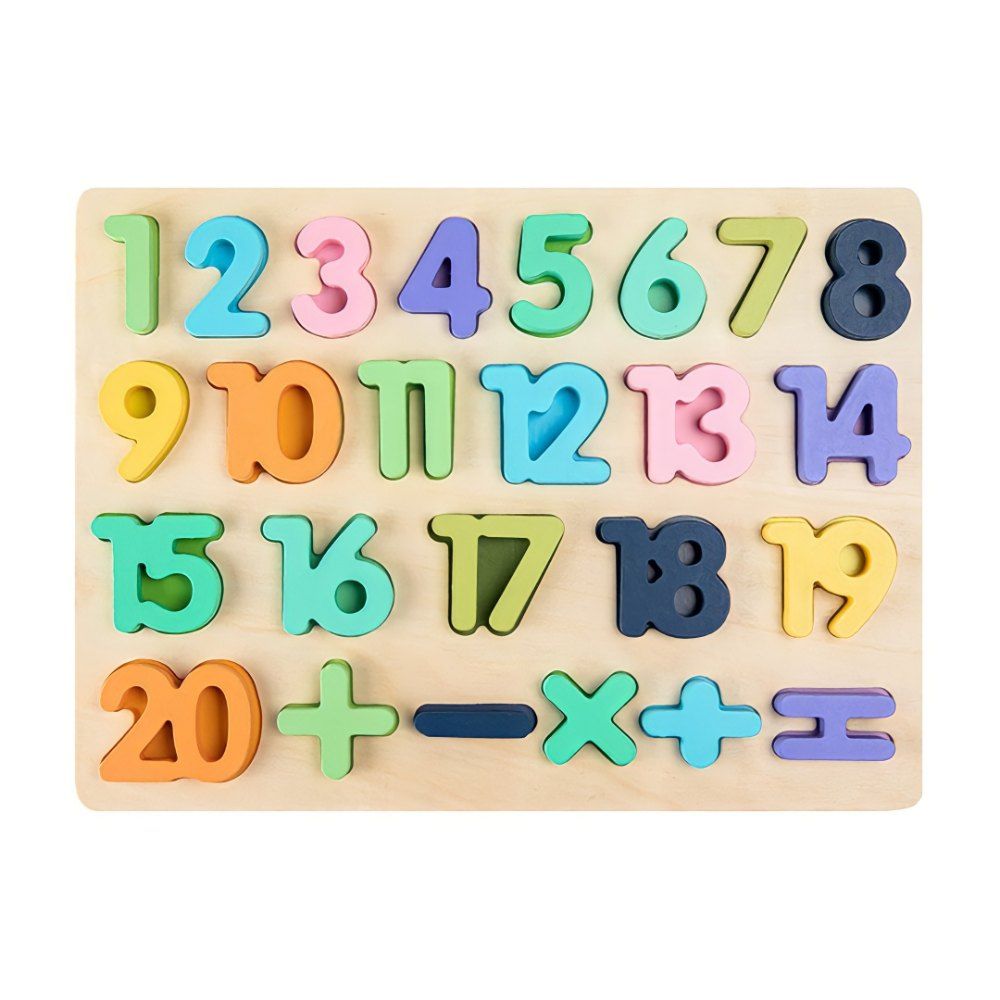 Factory Price -Natalie Multicolor Wooden Numbers Montessori