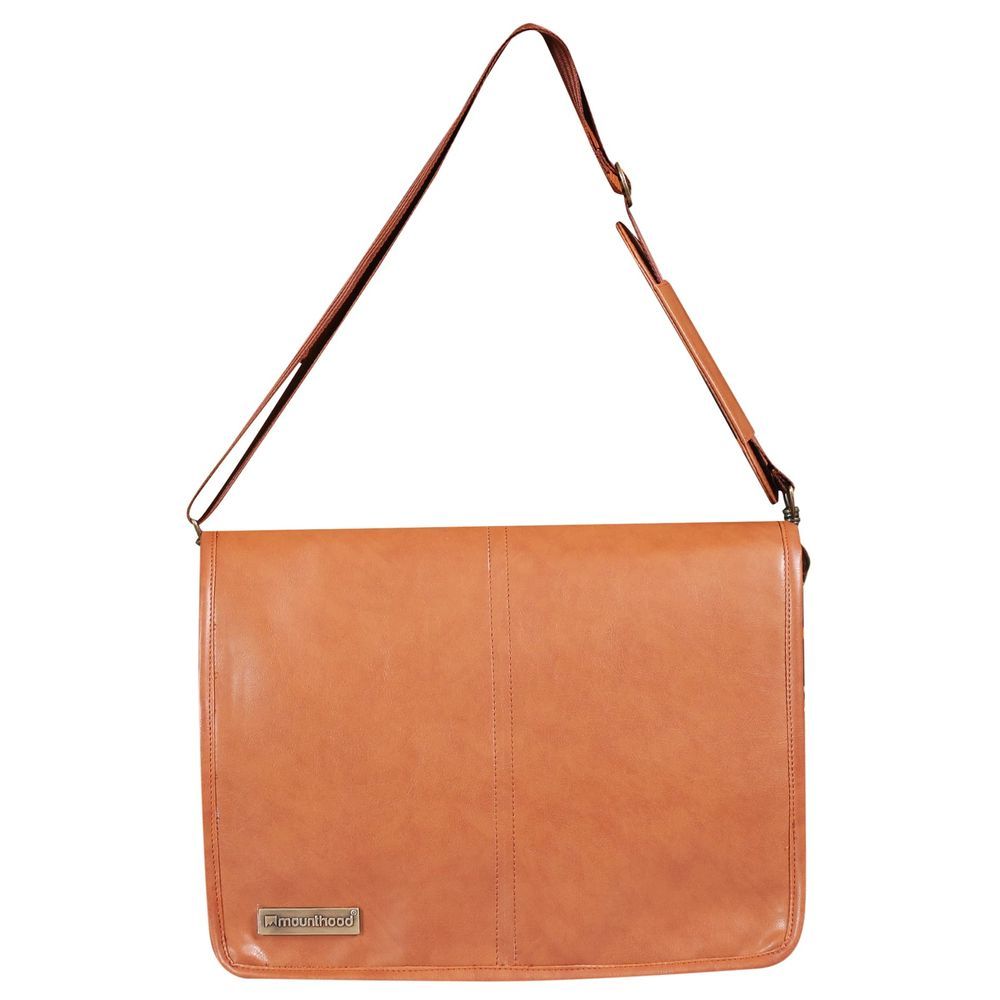 Mounthood - 15-inch Juno Laptop Messenger Bag - Tan