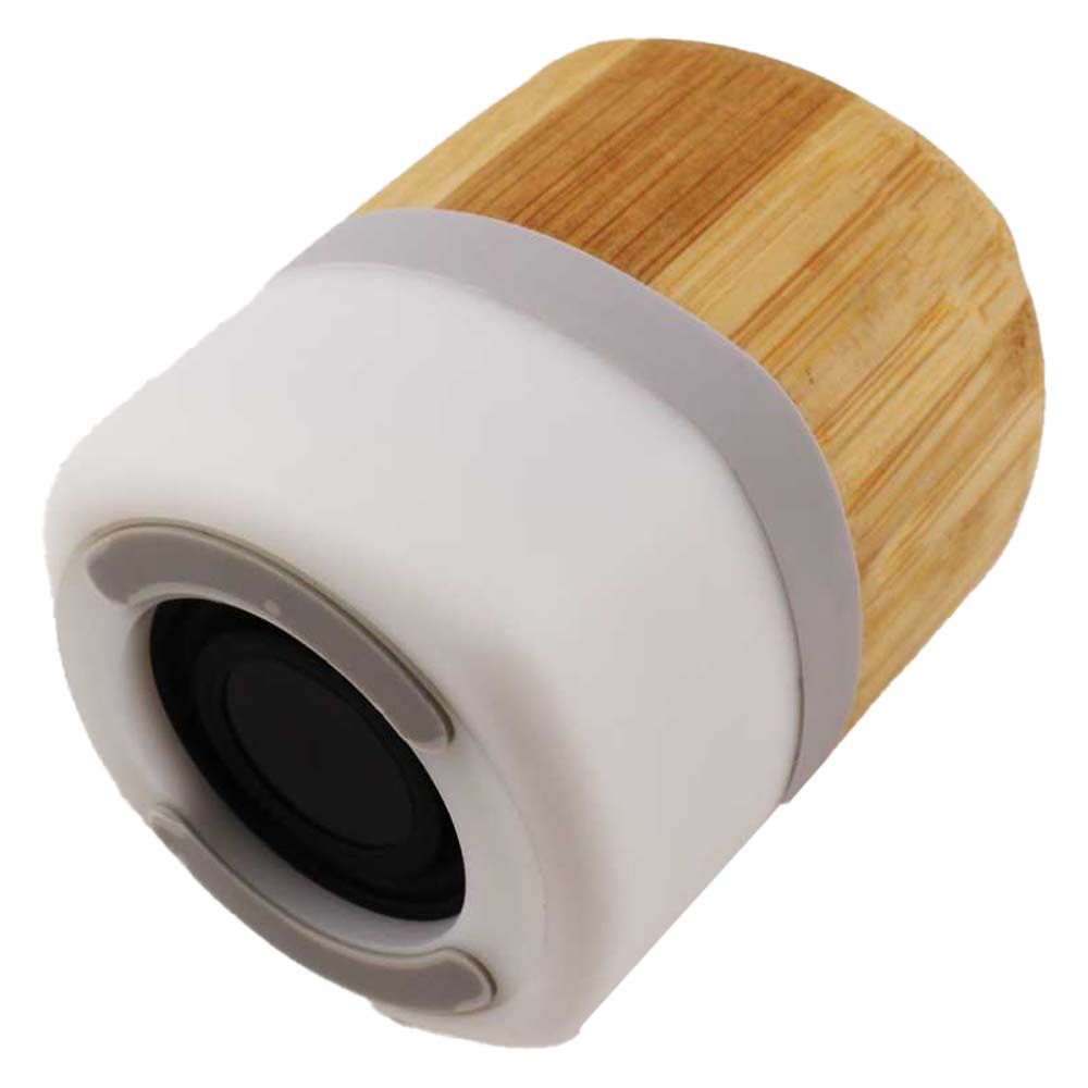 Byft - Lamp Bamboo Bluetooth Speaker - Natural