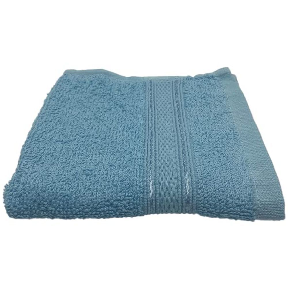 Byft - 100% Cotton Daffodil Washcloth - 30X30Cm - Light Blue