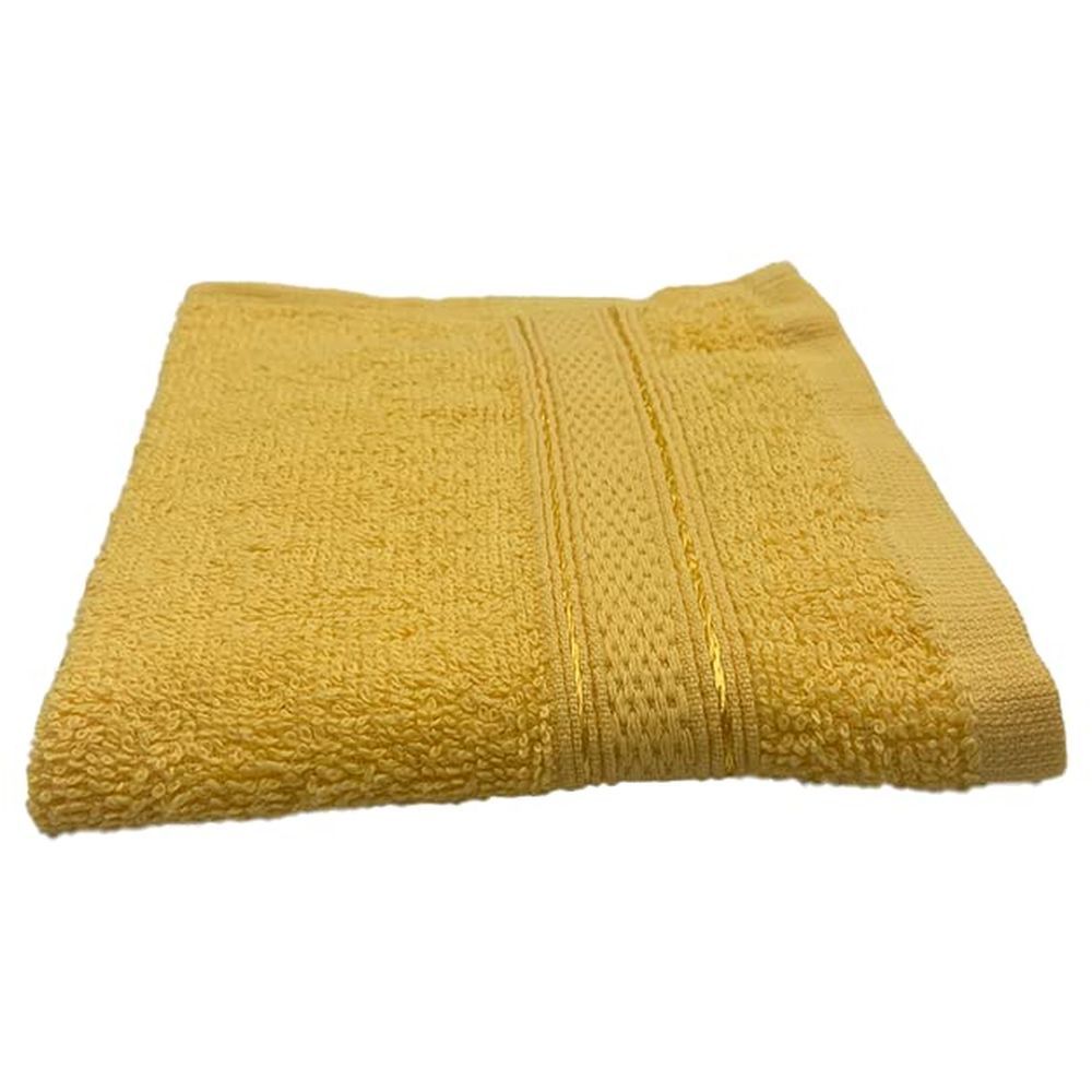 Byft - 100% Cotton Daffodil Washcloth - 30X30Cm - Yellow