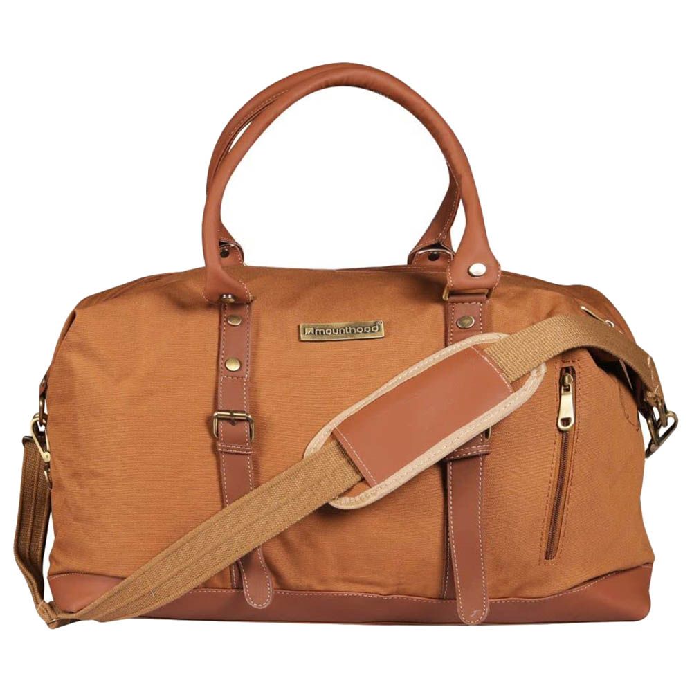 Mounthood - Duffle Bag W/ Faux Leather - Polaris Tan